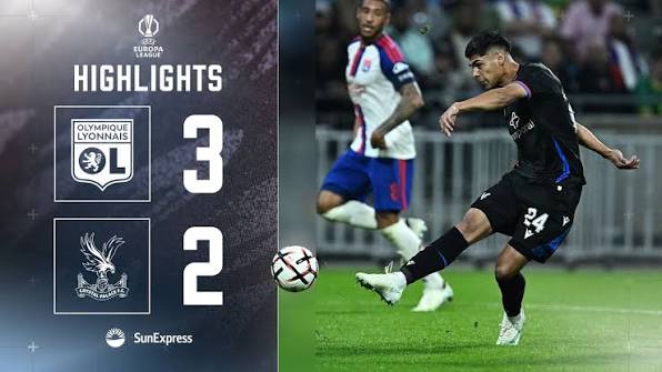 Hasil Liga Europa: Lyon Kalahkan Crystal Palace 3-2
